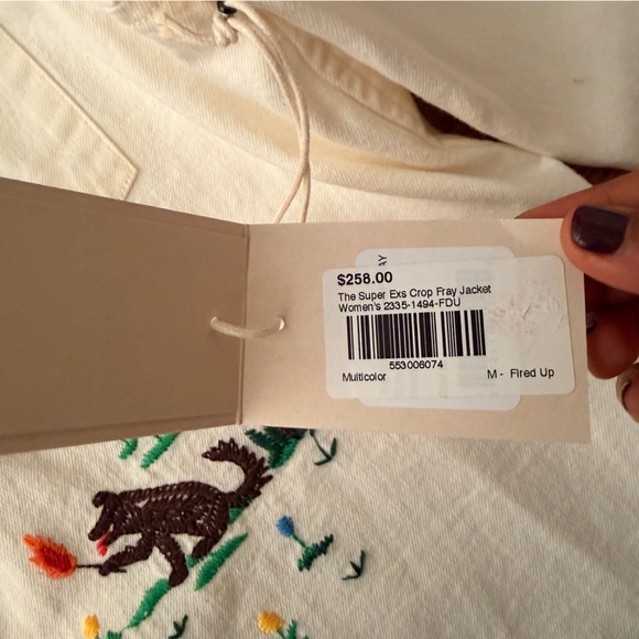 MOTHER The Super Ex's Crop Fray Buttondown Shirt - Picture 9 of 14